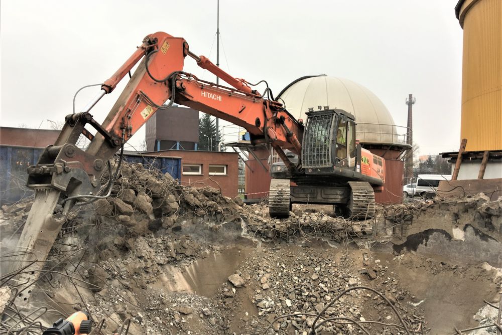 Demolice a HTÚ - ČOV Zábřeh 